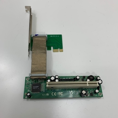 Chuyển Mạch Công Nghiệp Card PCI-E Express 1X to PCI 4X 32bits Adapter with 8Cm Flex Cable DW-PCIE-A For Industrial Computers PC Computer