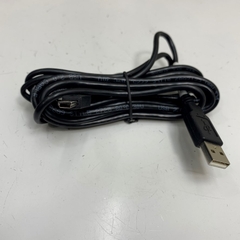 Cáp 3M 10ft Panasonic Cavo PLC CABMINIUSB5D Cable USB Data Transfer Cable USB 2.0 Type A to Mini USB 5 Pin 480Mbps Shielded Black