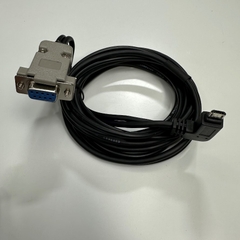 Cáp 1.8M 6ft 90° Right Angle Micro 5 Pin USB 2.0 Male to DB9 Female For Console Router/Switch Aruba Wi-Fi Access AP-203, AP-303, AP-344