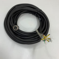 Cáp Keyence CB-B10 Dài 10M 33ft Cable Hirose HR25-9TP-20P(72) 20 Pin Male Connector to 20 Core Open Cut End For Laser Profiler Head Controller Keyence Quality Inspection Tool LJ-V7000 Series