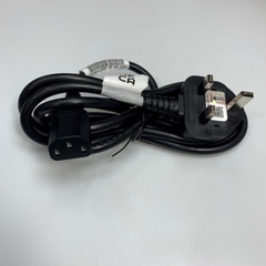 Dây Nguồn 1.8M 6ft I-SHENG Fused 10A Plug 100613-008 HP AC Power Cord BS1363A to C13 10A 250V 18AWG 3x0.75mm² UL Cable OD 7.0mm For Cisco AC Power Cord and Industrial PC Desktop Computer
