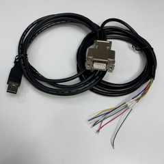 Cáp 2M 6.5ft DM-USBIO-00 Cable USB to DB15 HD VGA Female + I/O Cable For Cognex DataMan DM50 DM60 DM70 DM150 DM-150S Barcode Reader