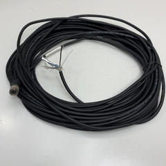 Cáp Hirose Power Cable Dài 15M 50ft Connector Hirose HR10A-7P-6S73 6 Pin Female to 2 Core Open End For Sony CCD Industrial Camera, Hikvision, Basler, Dahua