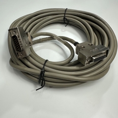 Cáp 10M 33ft HMS01 GTS-UNIT CNN30 Shielded Cable Connector JAE DA-C8-J10 Plug D-Sub DB15 Male to Female 26AWG OD 7.5mm E41447 HITACHI Cable