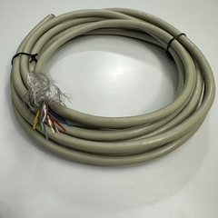 Cáp 1M 3.3ft Shielded Cable LEONI 14 Core x 0.2mm² 26AWG 80°C 300V Multi Pair OD 8.0mm Grey For Signals Servo Motor Encoder, Industrial I/O Communication