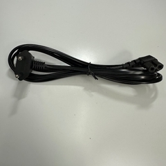 Dây Nguồn 1.8M 6ft OEM Vuông Góc Phải Chữ L 90 Độ ARIGATO AC Power Cord 90 Degree Angle Europe Schuko CEE7/7 Plug to Right Angle C7 2.5A 250V 18AWG 2x0.75mm² Cable For Samsung Philips Sony LED TV