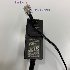 Adapter 6V 2A I.T.E PS-12W-6 Connector Size Left OFFSET Modular 6P6C For Điện Thoại Bàn Mẹ Con Kéo Dài Panasonic KX-TGB110CX KX-TGB112CX