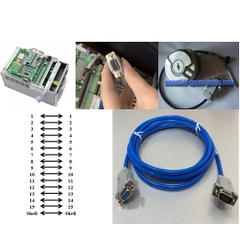 Cáp Heidenhain 1387 Encoder  Cable 3M Extension For Kết Nối Linh Kiện Thang Máy Encoder 1387 Với Biến Tần iAstar AS380 Elevator Controller Inverter PCB