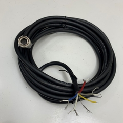 Cáp 4.6M 15ft Cable Connector Hirose 12 Pin Male HR10A-10P-12P(73) to 8 Core Open End For Industrial Camera Power/IO Cable Hirose HR10 Series Circular