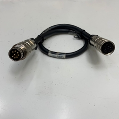 Cáp 0.5M 1.7ft CA-AISG6MFM01 AISG Control Cable Connector M16 8 Pin Din Male to Female Cable 6 Conductor For Antenna Control Cable RRU RCU RET Control Industrial Communication