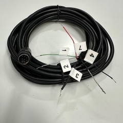 Cáp 5M 17ft GT10-C50R4-8P RS-422 Cable Shielded Connector Mini Din 8 Pin Male to 5 Core For PLC Mitsubishi FX Series witch HMI GT1020 Series Communication