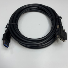 Cáp 3M 10ft MV-ACU3-MBMs-AM-ST-3M Cable USB 3.0 Type A to Micro B Male With Screw Locking Data Transmission 5Gbps For Industrial Camera, Hikrobot, Microscope Digital Camera USB3.0 Data Cable