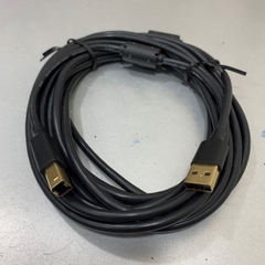 Cáp Lập Trình USB 2.0 Type A Male to Type B Male Cable 5M For PLC CNC NC DNC Machine Communication Software Download Data Update Firmware