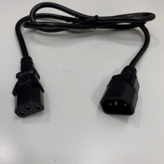 Dây Nguồn Cisco CAB-C13-C14-1.2M 4Ft Dài 1.2M AC Power Cord 10A 250V 18AWG 3x0.75mm² H05VV-F 75°C CSA SJT UL Cable OD 6.8mm WELL SHIN-Black