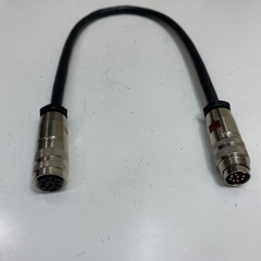 Cáp RET-8-M-F-0.5 AISG 8 Pin Male to AISG 8 Pin Female Ret Control Cable 0.5M Length 8 Conductors MCU to RCU