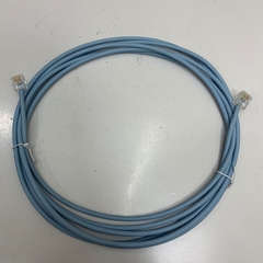 Cáp 3M 10ft Cable RS485/RS422/Telephone Patch Cord Line 6 Wire RJ12 to RJ12 6 Pin 6P6C Straight Through Cable Blue Belden PVC 28AWG OD 3.8mm