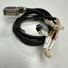 Cáp 0.8M 2.7ft INPS1 FM522MC2M-209A Cable Connector DB26 D-Sub 26 Pin Male 3 Row Metal Fe Plated to Splitter Y Cable Connector Molex 12 Female + Molex 10 Female + Molex 4 Pin Female