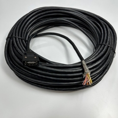 Cáp 10M 33ft MR-J4CBL20-CN3-10M Mitsubishi Shielded Cable Connector MDR 20 Pin Male to 20 Core Open End For Mitsubishi Servo Drive MR-J5-B/MR-J5-G/MR-JET/MR-J4-B /MR-JE-B Communication I/O Cable