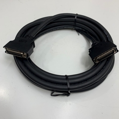 Cáp 5M 17ft MIPI Data Cable SCSI MDR Connector HPCN 36 Pin Male to Male Pitch 1.27mm Shielded Cable Black OD 8.5mm
