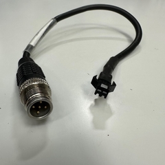 Cáp 0.2M 0.7ft M12LT-M5SN-0.2M Connector M12 5 Pin A-Code Male to JST SM 2.5mm 2 Pin Sensor Signal Cable Industrial
