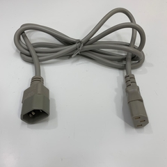 Dây Nguồn Cisco CAB-C13-C14-1.8M 6Ft Dài 1.8M AC Power Cord 10A 250V H05VV-F 18AWG 3x0.75mm² VDE 75°C N12238 Cable OD 6.8mm- Grey Color in Taiwan