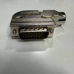 Đầu Jack Norcomp DB26 Male D-Sub Solder Wire Connector /Hood Kit Right Angle Metal Fe For industrial Servo Motor, Medical Interface I/O Control Cable, Studio Audio Cable