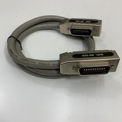 Cáp 0.5M 1.7ft IEEE-488 GPIB CN24 Pin Cable For GPIB Instrument PCI/GPIB or PCIe/GPIB Card and LAN/GPIB/USB