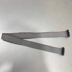 Cáp 16 Pin Flat Ribbon Cable Female to Female 2x8P 16 Wire Dài 50Cm IDC Pitch 2.54mm - Cable Pitch 1.27mm For HMI Panel CMC CNC PLC