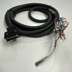 Cáp 3M 10ft Original MR-J4CBL26-CN3-3M Flexible Signals Data And Power Shielded Cable Connector MDR 26 Pin Male to 26 Core Open End OD 10mm Black 26x0.2mm² For Mitsubishi MR-J4 Series Servo I/O Cable