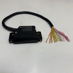 Cáp 0.3M 1ft Cable 45 Degree Connector A6CON1 40 Pin Plug 40 Core Bare Wire Open End For Omron Mitsubishi PLC