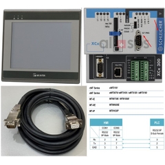 Cáp Lập Trình HMI Weintek Weinview Tới SCHLEICHER PLC-CPU XCS 20C XCS 300 RS232 Cable DB9 Male to Female Dài 3M