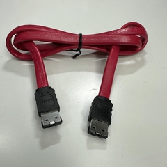 Cáp 1M 3.3ft eSATA to eSATA Shielded Cable PVC Red For HDD 6Gbps Extender Box