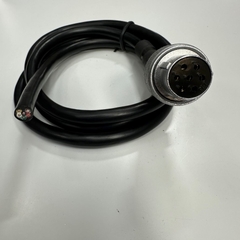 Cáp 1.1M 3.7ft Apex PLT PLS-207-PF X-R Connector M22 7 Pin Female to 6 Core Cable 300V 6x0.5mm² OD 8.5mm For Industrial Robot, CNC Machines, Servo Motor Power Cable