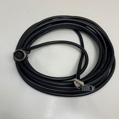 Cáp 5M 17ft Connector M12 4 Pin A-Code Female to E-CON Plug 4 Pin Connector Cable For Industrial Sensor