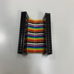 Cáp Matsushita 34 Pin Flat Ribbon Rainbow IDC Female Pitch 2.54mm 2-Row Gold Plated Cable Dài 0.3Cm