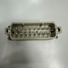 Đầu Jack HARTING Han 16A-M Connector HDC 16 Pin Male + PE 16A 250V 4KV3 For Industrial Power Cable