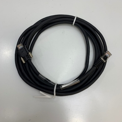 Cáp mạng công nghiệp độ đàn hồi tốt khi uốn cong GigE CAT6 Gigabit Ethernet RJ45 DrC S/STP Screw Locking Cable E35664-L Solutions Dài 4M 13ft For Industrial Camera Gigabit Network Cable High Flex Fixed