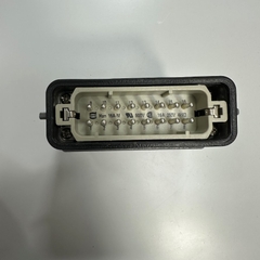 Đầu Nối Điện Công Nghiệp Jack HARTING Han 16A-M Connector HDC 16 Pin Male + PE 16A 250V 4KV3 + Panel 09200160541 HARTING