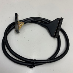 Cáp 1M UC-ET010-24B Cable Round IDC 40 Pin Female to Female 2 Rows 2.54mm Pitch For Terminal Block Connection witch PLC Delta, PLC Keyence, Omron Mitsubishi PLC