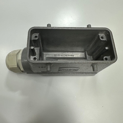 Jack Panel 19300161521 HARTING Heavy Duty Power Connector HDC Size 16B Han B, Han E with latch Low Profile