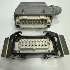 Bộ Đầu Nối Điện Công Nghiệp Phoenix Contact Connector HDC 16 Pin Male + Female 16A 380V + Panel Entry Hood