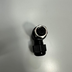 Đầu Jack Lumberg Automation RKCWN 4/9 Connector M12 A-Coded 4 Pin Female Right Angle IP65, IP67, RSC Series For Industrial Sensor Cable M12 Connector Circular