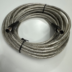 Cáp 8M 27ft Shielded Cable Mini Din 6 Pin Male to Male For Hệ Thống Hội Thảo Logitech Group Video Conferencing System Expansion Camera or Microphone