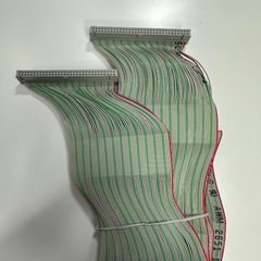 Cáp 1.4M 4.7ft Cable IDC 64 Pin Female to Female FC 2*32 Pitch 2.54mm Flat Rainbow Ribbon 64 Wire 1.27mm E43842-G AWM 2651 105°C 300V VW-1 For PLC CNC Data witch Terminal Board I/O Connection
