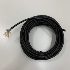 Cáp Tín Hiệu Chống Nhiễu HITACHI 10PR 20 Core x 0.07mm² AWM E41447-HCV STYLE 20276 28AWG 80C VW-1 LF Black OD 6.0mm 10 Meter For Servo Drive