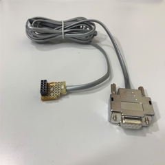 Cáp Chuyển Đổi Flat Cable 10 Pin IDC Connector Pitch 2.54mm to RS232 DB9 Female Length 2M