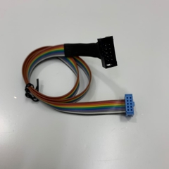 Cáp Kết Nối IDC 10 Pin Male to Female 2.54mm Pitch 2x5P Flat Rainbow Ribbon Cable Dài 1M For Chuyển Đổi Tần Số Bảng Điều Khiển Mở Rộng Dây Cho VFD Biến Tần Bảng Điều Khiển Màn Hình