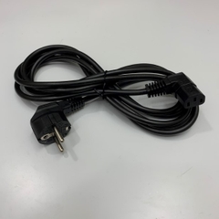 Dây Nguồn Vuông Góc Phải Chữ L 90 Độ Cisco C13W European Schuko Power Cord CEE 7/7 to Right Angle IEC320 C13 10A 250V 3x1.0mm² Length 3M