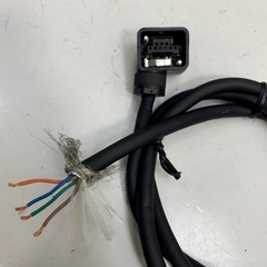 Cáp Điều Khiển 1M 3.3ft Connector Yaskawa JZSP-CSP01-03-E 9 Pin to 4 Core Ends Shielded Cable OD 6.2mm For Yaskawa Servo Motor Encoder Cable Original in Japan