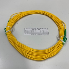 Dây Nhẩy Quang 1Gb 10M (30ft)  LC UPC to LC UPC Simplex Singlemode PVC Yellow 9/125μm 2.0mm Fiber Optic Patch Cable